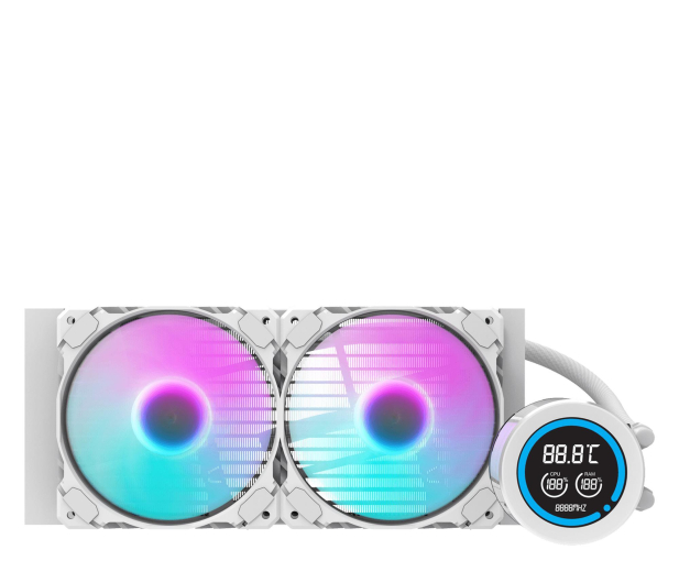 DarkFlash DN-D240 2x120mm White - 1469244 - zdjęcie 2